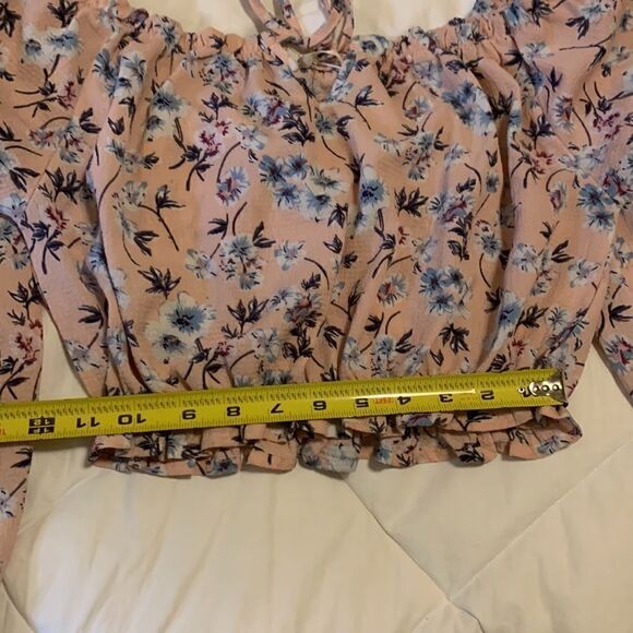 ROMWE, crop top, long sleeve, medium, like new - Picture 8 of 11